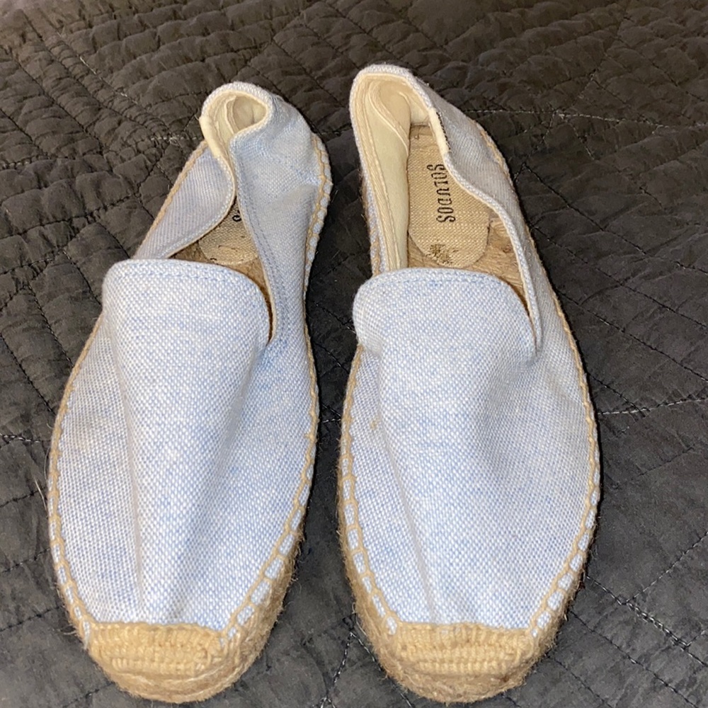 Soludos blue espadrilles